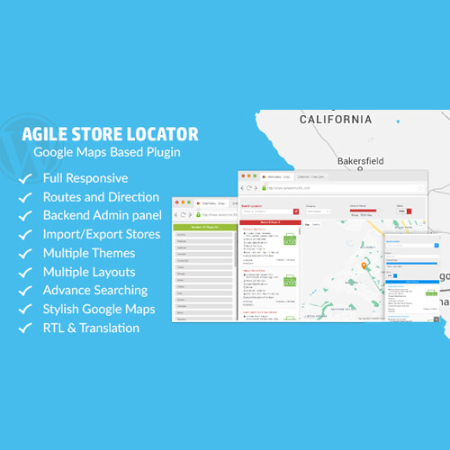 Agile Store Locator (Google Maps) For WordPress