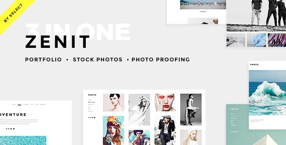 Zenit – Clean Photography WordPress Theme