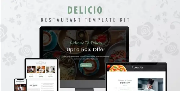Delicio – Restaurant WordPress Template Kit