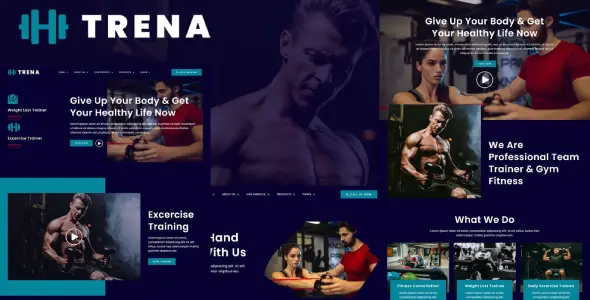 Trena – Sport & Fitness Trainer Services Elementor Template Kit