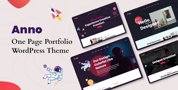 Anno – One Page Portfolio WordPress Theme