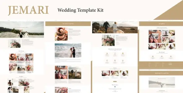 Jemari – Wedding Elementor Template Kit