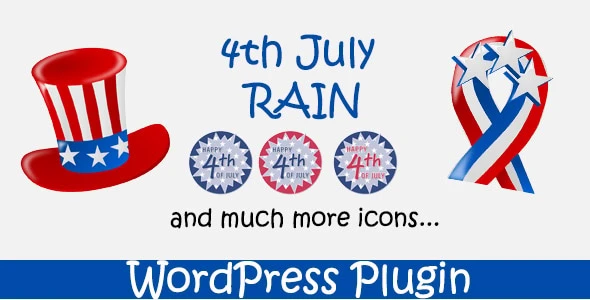 4th July Rain – WordPress Plugin