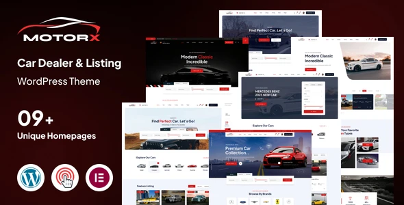 Motorx – Car Dealer & Listing WordPress Theme