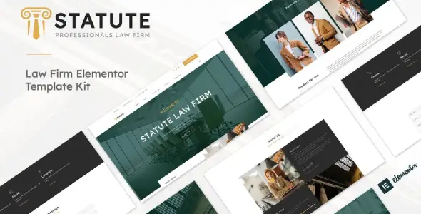 Statute – Law Firm & Attorney Elementor Template Kit
