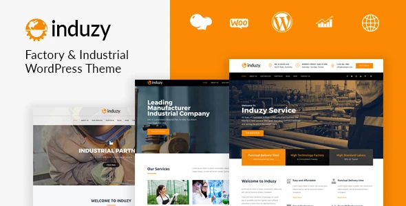 Induzy – Factory & Industrial WordPress Theme