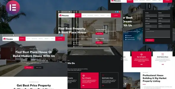 Peruma – Real Estate & Property Listing Elementor Template Kit