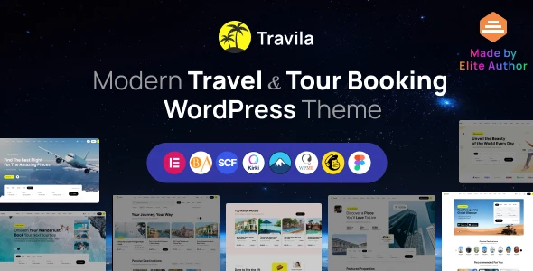 Travila – Modern Travel & Tour Booking WordPress Theme