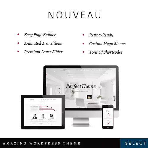 Nouveau | Multi-Purpose Retina WordPress Theme