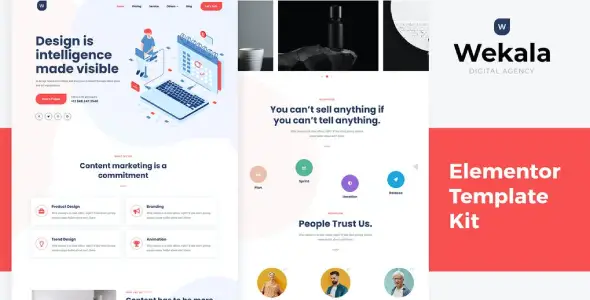 Wekala – Agency Elementor Template Kit